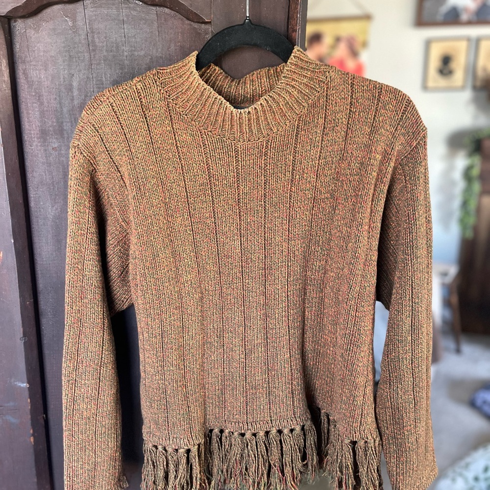 Cozy Brown Turtleneck Sweater